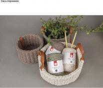 Image du produit Rayher Fil de recyclage tressé, tressé, ø 4 mm, elfique (95 m)
