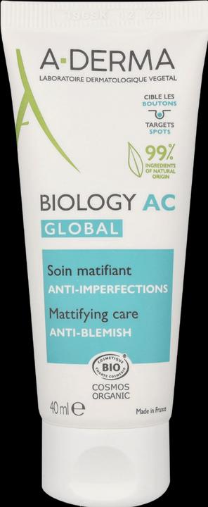 Actual product image A-Derma BIOLOGY AC Global Cream Impure Skin Cream (40 ml, Day cream)
