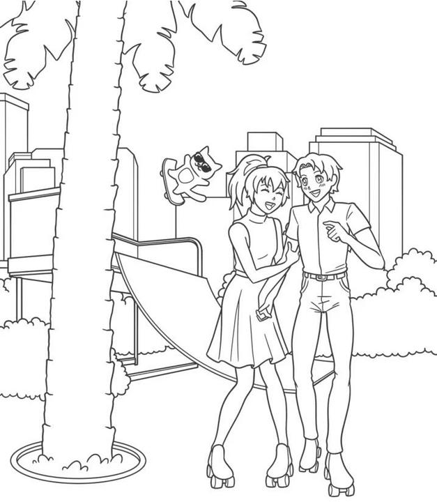 Image du produit Livre de coloriage manga avec pages magiques. Superbe cadeau pour les fans!