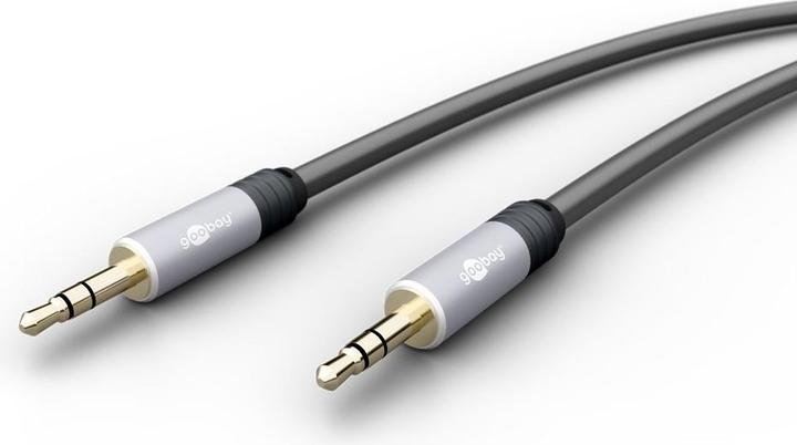 Actual product image Goobay MP3 jack audio cable (3 m, High end, 3.5mm jack (AUX))