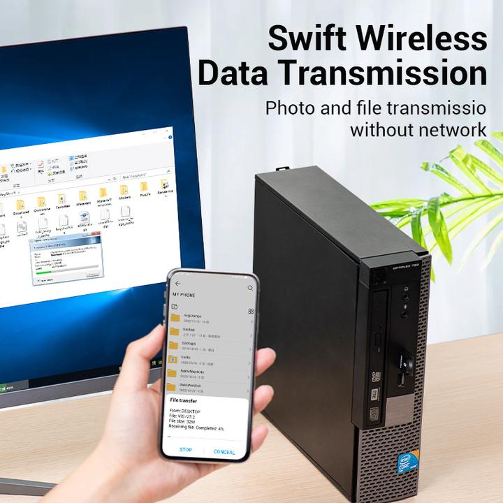 Produktbild Vention Bluetooth USB Adapter CDSW0 5.0 White (Sender & Empfänger)