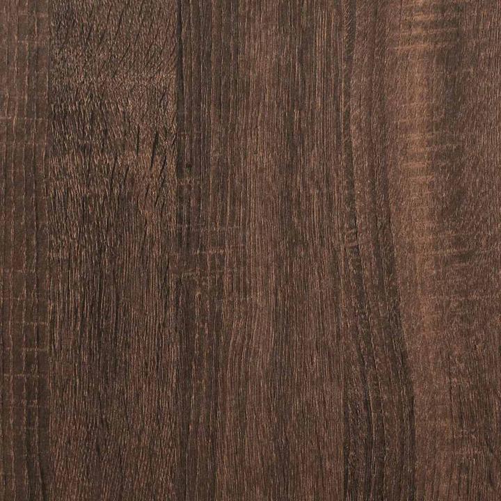 Actual product image VidaXL Brown oak-look bathroom wall cabinet 100x25x40 cm wood-based material (100 x 25 x 40 cm)