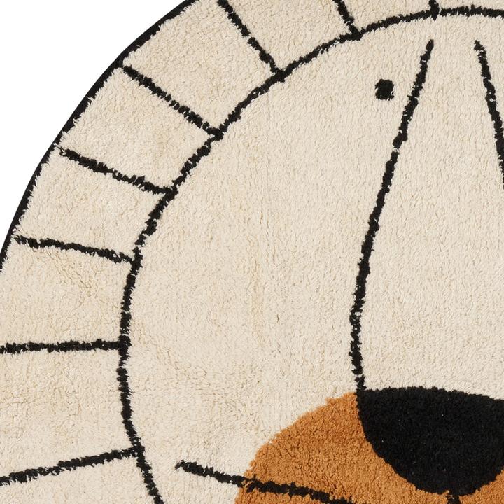 Image du produit Tapis Petit Tapis Lion Natural (100 x 100 cm)