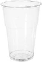 Actual product image Bioware Plastic Glass 40 cl H133 mm Ø95 mm Bionedbrydelig PLA Clear,16 pk x 50 stk/krt (50 x)