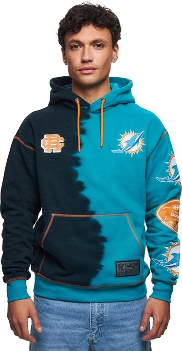 Immagine prodotto Recovered Felpa con cappuccio in pile Re:covered - INK DYE Miami Dolphins (XL)