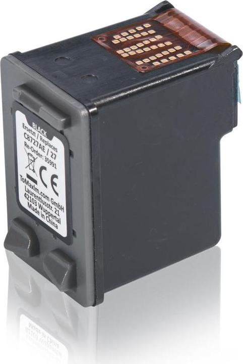Produktbild Inkadoo Druckerpatronen kompatibel zu HP C8727AE / 27 XL Druckkopfpatrone, schwarz Schwarz (BK)