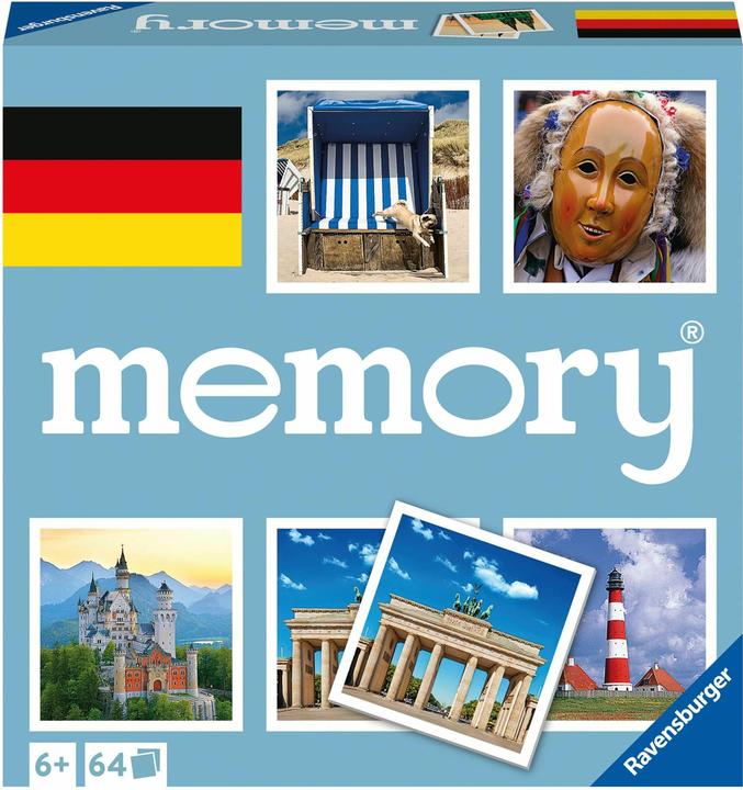 Produktbild Ravensburger memory® Deutschland (Dänisch, Portugiesisch, Schwedisch, Französisch, Niederländisch, Polnisch, Italienisch, Norwegisch, Japanisch, Spanisch)