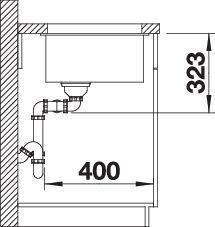 Produktbild Blanco SUBLINE 350/350-U (Unterbauspüle, 75.50 cm, 46 cm)
