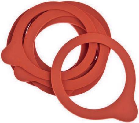 Produktbild Paderno Gummidichtringe Ø 11 cm 10 Stück, Rot (10 Stk.)