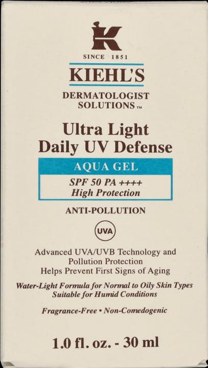 Produktbild Kiehl's Ultra Light UV Defense Aqua Gel Gel (Sonnencreme Gesicht, SPF 25, 30 ml, 50 g)