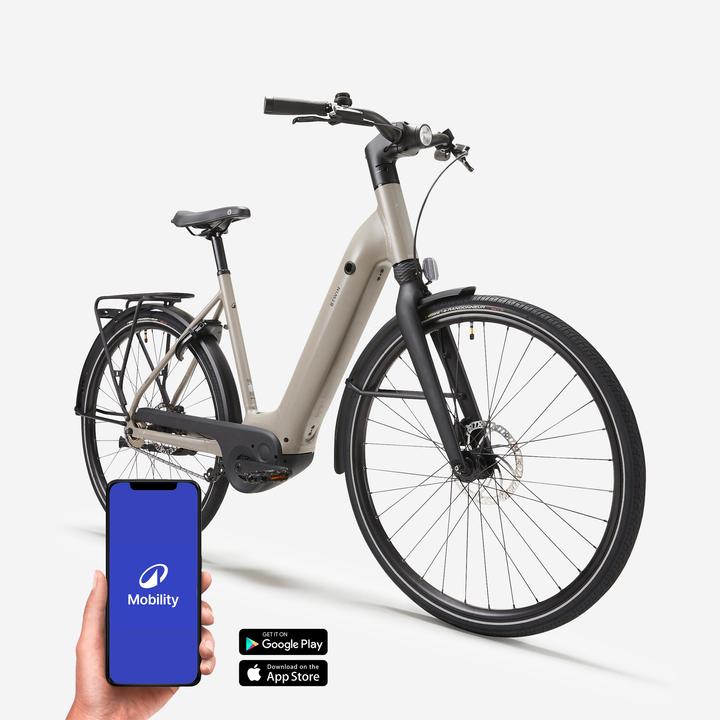 Actual product image Btwin Long-Distance Automatic Owuru Motor Low Frame Electric City Bike LD 940E Connect
