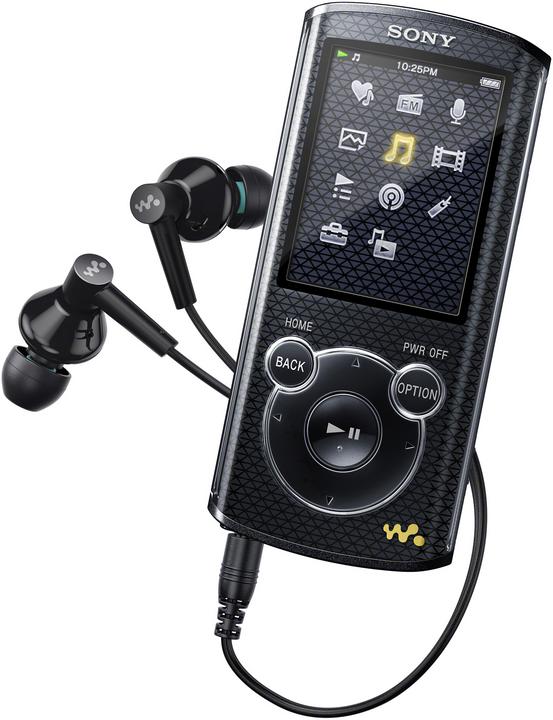 Sony NWZ-E464, Video Walkman, 8GB, schwarz