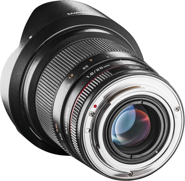Actual product image Samyang 20mm f/1.8-22 ED AS UMC - Sony E (Sony E, full size)