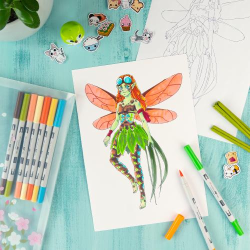 Immagine prodotto Tombow Penna a doppio pennello ABT Pro (Multicolore, 12 x)