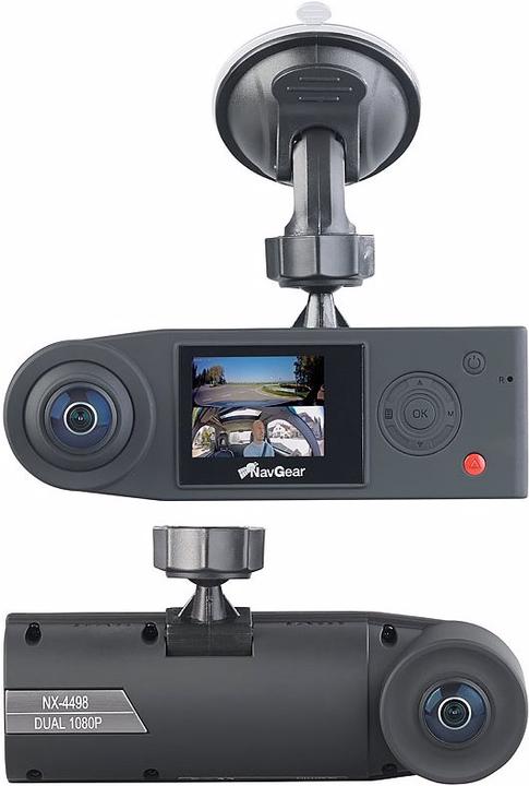Image du produit NavGear Caméra de bord Full HD avec capteur G (Accéléromètre, Batterie, Full HD)