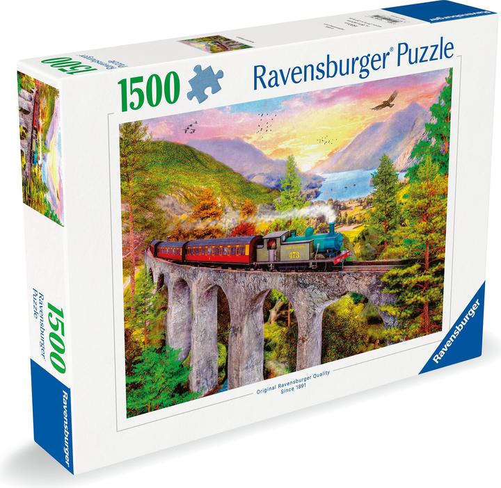 Produktbild Ravensburger Puzzle 12000795 - Zugfahrt im Herbst - 1500 Teile Puzzle für Erwachsene ab 14 Ja (1500 Teile)
