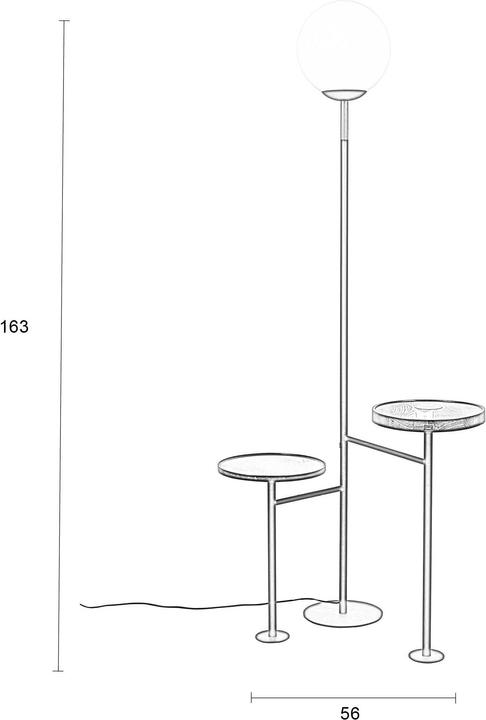 Image du produit Zuiver Floor Lamp Orion Charge (E27)