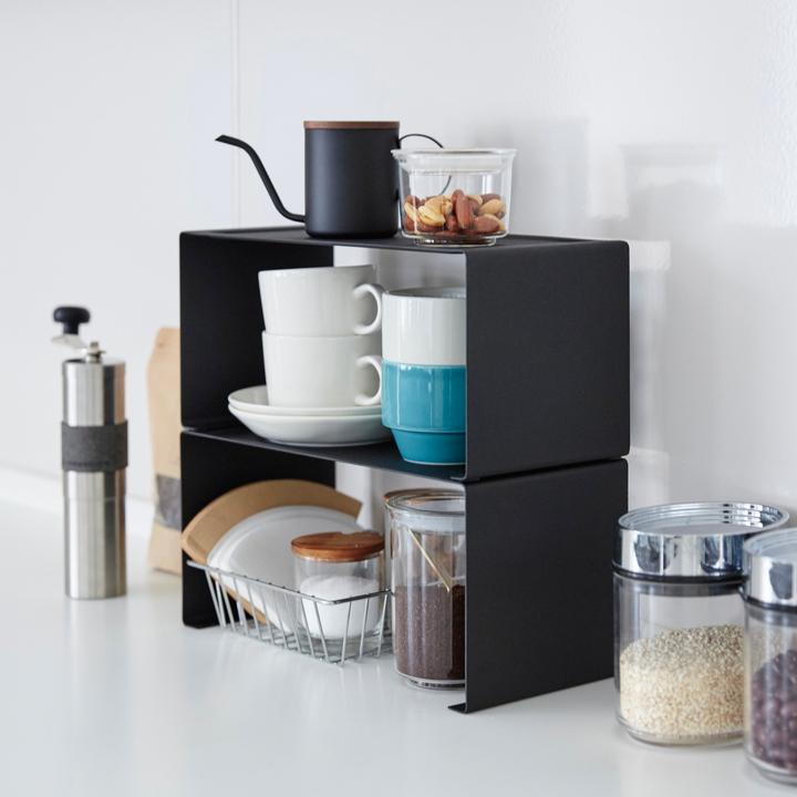 Image du produit Yamazaki Étagère de cuisine étroite empilable TOWER