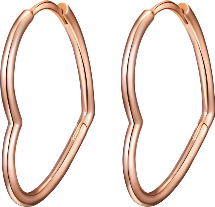 Glanzstücke München Damen Herz Sterling Silber roségold - 12426 (Sterling Silber)