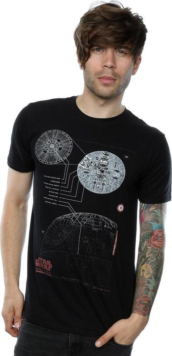 Produktbild Star Wars Death Star Plans TShirt (S)