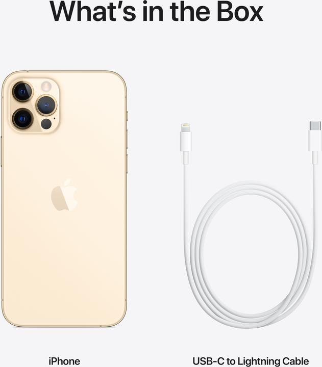 Produktbild Apple iPhone 12 Pro (256 GB, Gold, 6.10", SIM + eSIM, 12 Mpx, 5G)