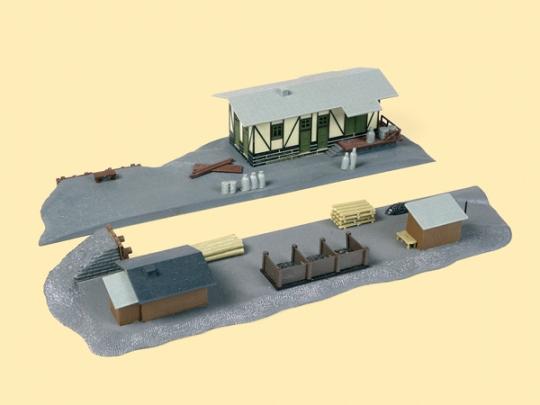 Produktbild Auhagen 14451 N Güterschuppen mit Lade
