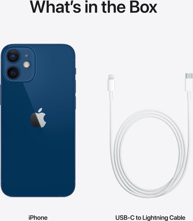 Actual product image Apple iPhone 12 mini (256 GB, Blue, 5.40", SIM + eSIM, 12 Mpx, 5G)