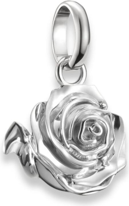 Thomas Sabo Charm-Anhänger Rosenblüte Connect Silber (Sterling Silber 925)