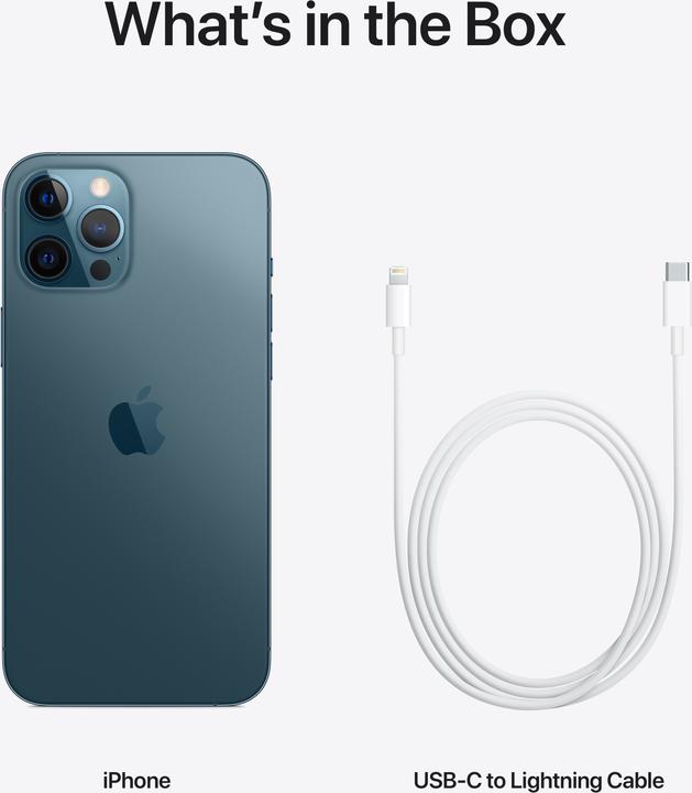 Productafbeelding Apple iPhone 12 Pro Max (128 GB, Pacifisch Blauw, 6.70", SIM + eSIM, 12 Mpx, 5G)
