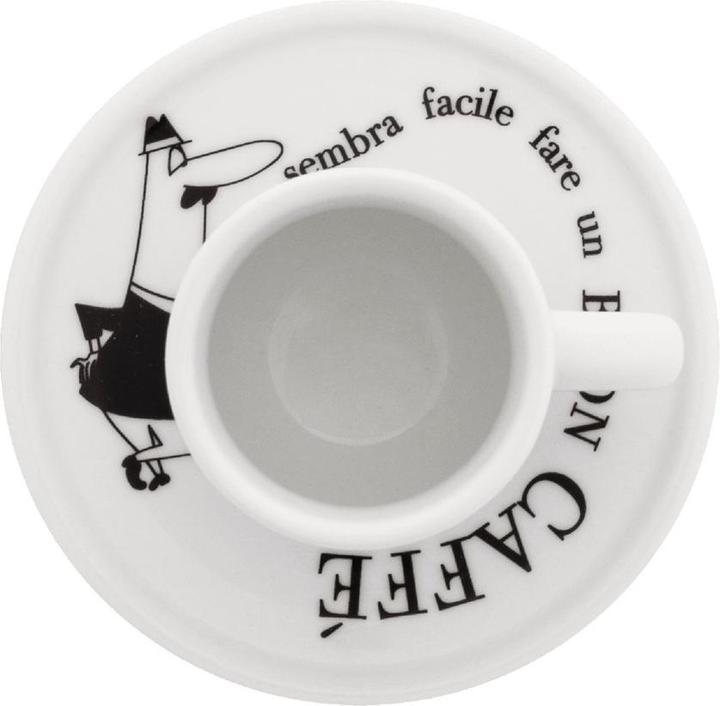 Immagine prodotto Bialetti Y0TZ033 Set di 4 tazze demitasse Carosello (50 ml, 4 x)