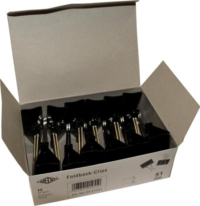 Actual product image Wedo Foldback clamp (1 x)