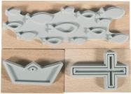 Immagine prodotto Rayher Timbro in legno set conferma, comunione, 3 pezzi