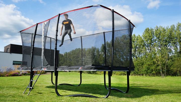 Produktbild Exit Aufstelltrampolin PeakPro Trampolin 244 x 427 cm schwarz rechteckig (244 cm)