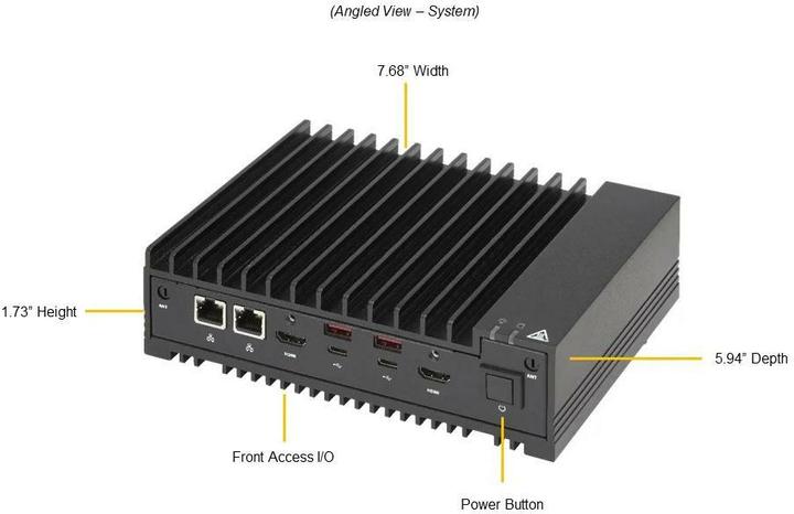 Immagine prodotto Supermicro Barebone SuperServer SYS-E100-13AD-L, famiglia di processori