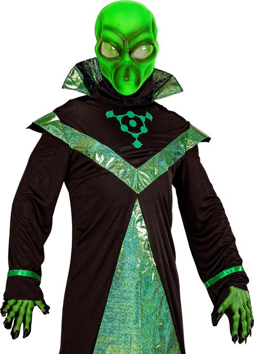 Produktbild Widmann Maske Alien Aus Kunststoff