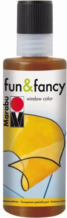 Image du produit Marabu Peinture pour fenêtre Fun & Fancy (Brun moyen, 80 ml)