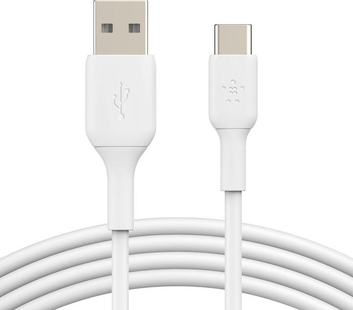 Belkin USB-A to USB-C PVC White 1m Twin Pack (1 m, USB 2.0)