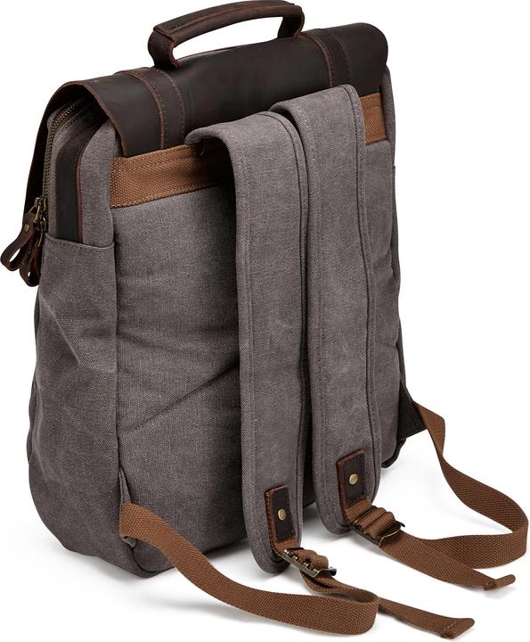 Image du produit Only-Bags.Store Sac à dos en toile, sac à dos en toile robuste, Recla, voyage en cuir Rucimed, sac à dos vintage (14 l)