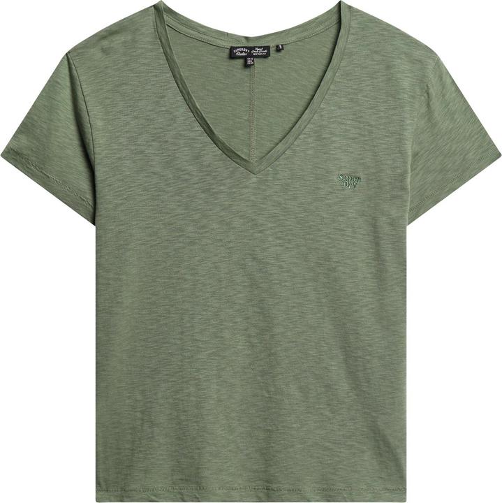 Immagine prodotto Superdry Strukturiertes T-Shirt mit V-Ausschnitt und Stickerei (8)