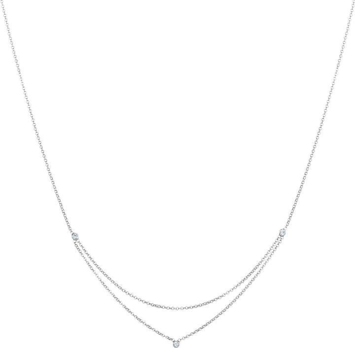 Produktbild Elli Kristall Kette, Layer (Glaskristall, 925er Sterling Silber, 40 cm)