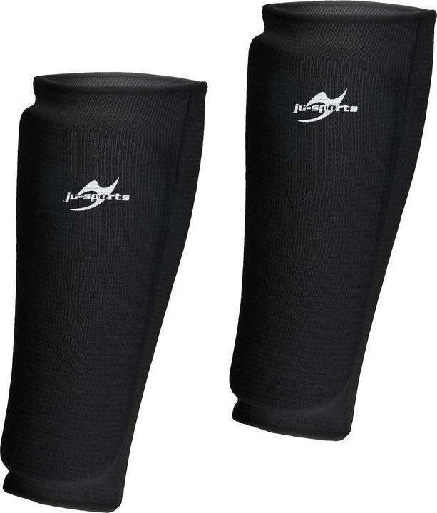 Ju-Sports Schienbeinschoner Stoff schwarz (S)