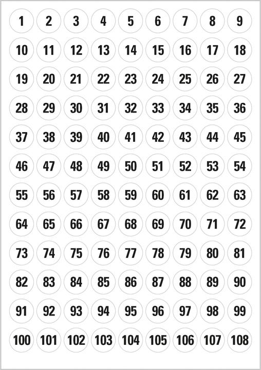 Immagine prodotto HERMA Etichette con i numeri