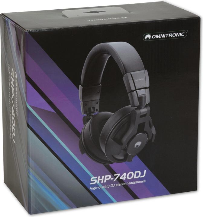 Image du produit Omnitronic SHP-740DJ Casque d'écoute DJ (ANC, Sans fil)