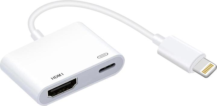 Max Excell Lightning auf HDMI + USB-C Adapter (Lightning, 1 cm)