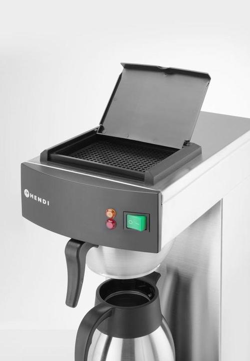 Image du produit Hendi Corps et support pour filtre à café en acier inoxydable. Température de chauffe : 93-96°C. Temps de