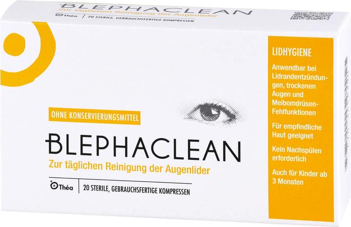 Produktbild Théa BLEPHACLEAN sterile Kompressen zur Lidreinigung, 20 St. Kompressen