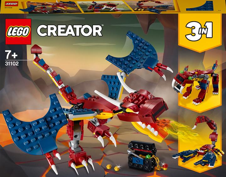 LEGO Feuerdrache (31102, LEGO Creator 3-in-1)