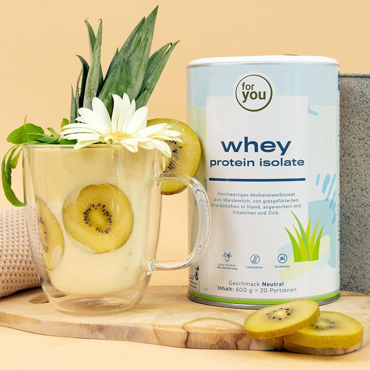 Produktbild For You Whey Protein Isolate (Neutral, 1 Stk., 600 g)