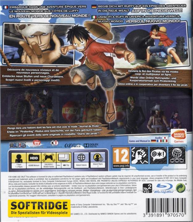 Image du produit Bandai Namco One Piece Pirate Warriors 2 (PS3, DE)