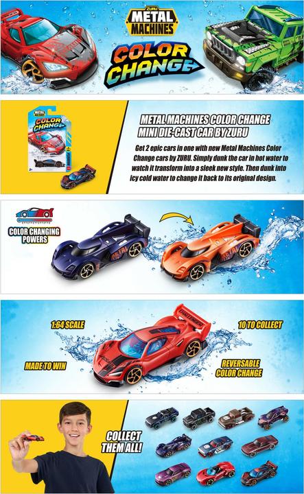 Produktbild Zuru Metal Machines-Car Color Change,S4,B